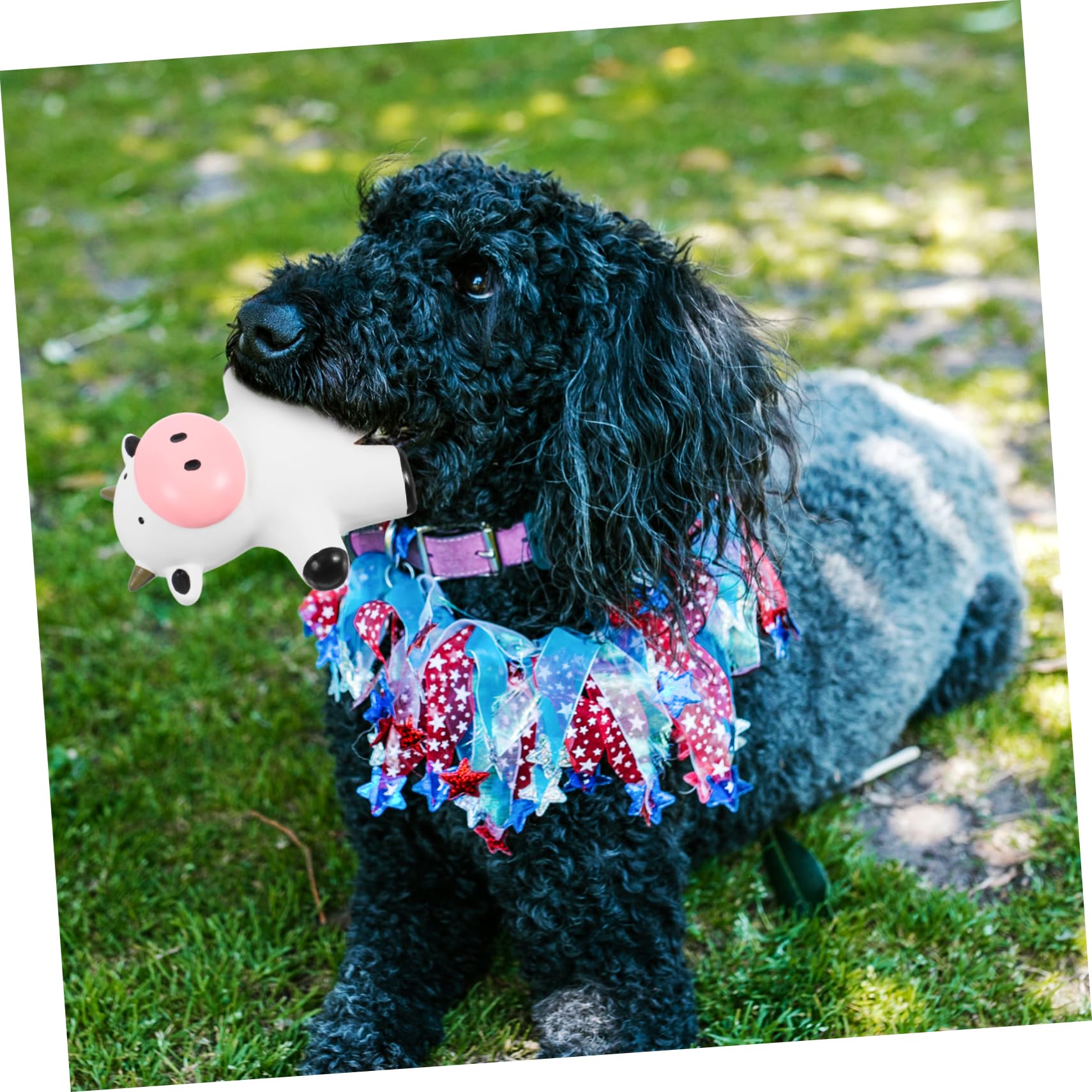 ペット用おもちゃ Amazon | COMPUKAS ペット用乳胶おもちゃ 牛型音鳴る犬用 子犬の 磨き