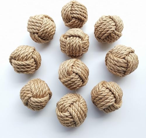 Miniatura 7 de 10 bolas decorativas Orbs para cuencos de centro de mesa, bolas decorativas de cuerda de Navidad para cuencos, relleno de jarrón, rellenos