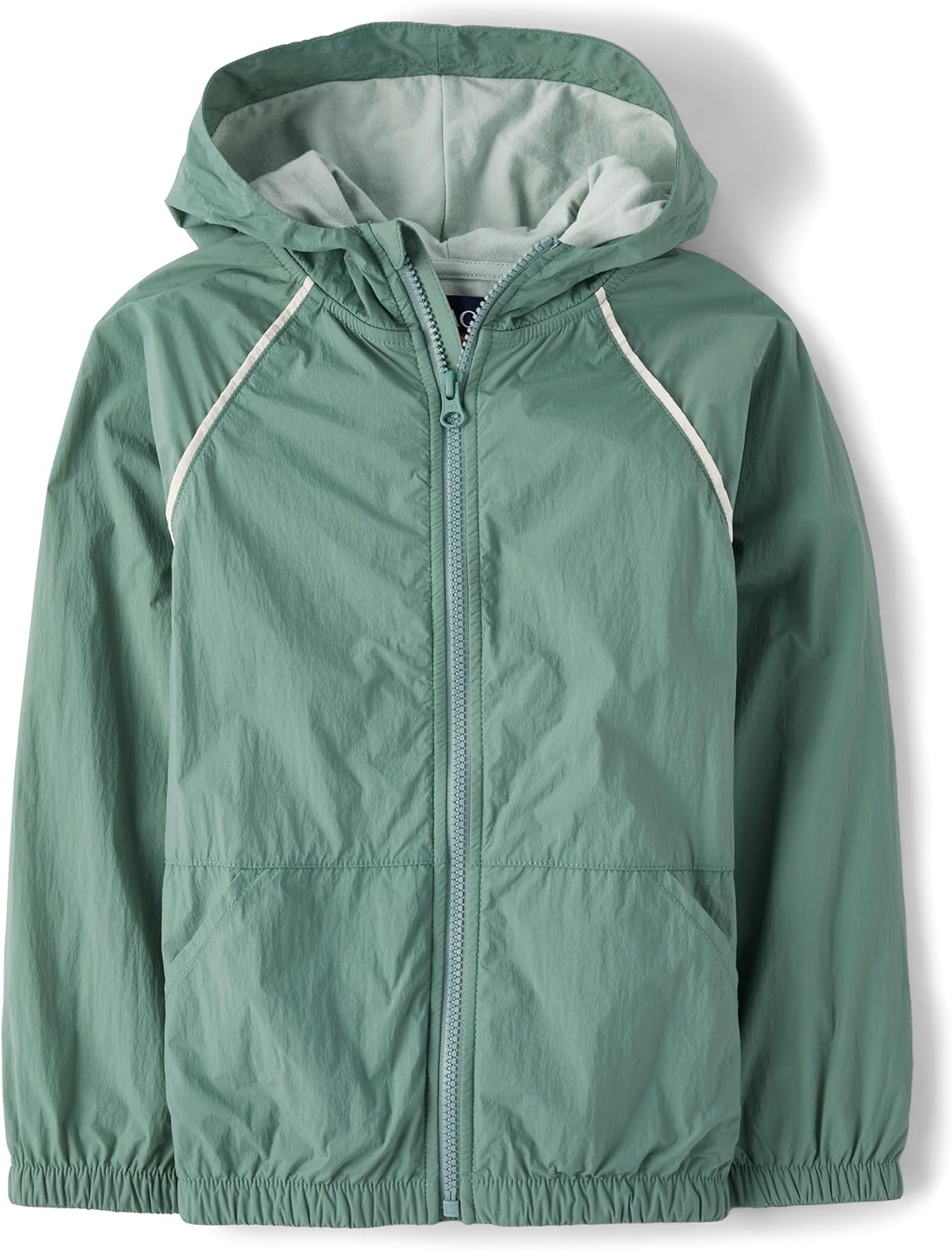The Children's Place,Boys,Active Long Sleeve Contrast Windbreaker Jacket,Norway Spruce,Small