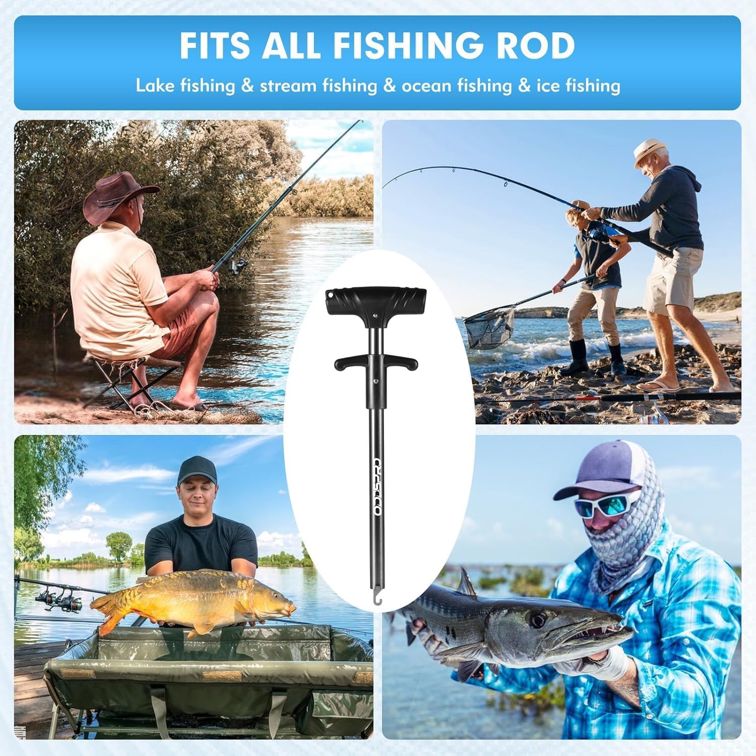 ODDSPRO Fish Hook Removers,Fishing Hook Quick Removal Device,Fishing Gear Security Extractor Equipment Kits
