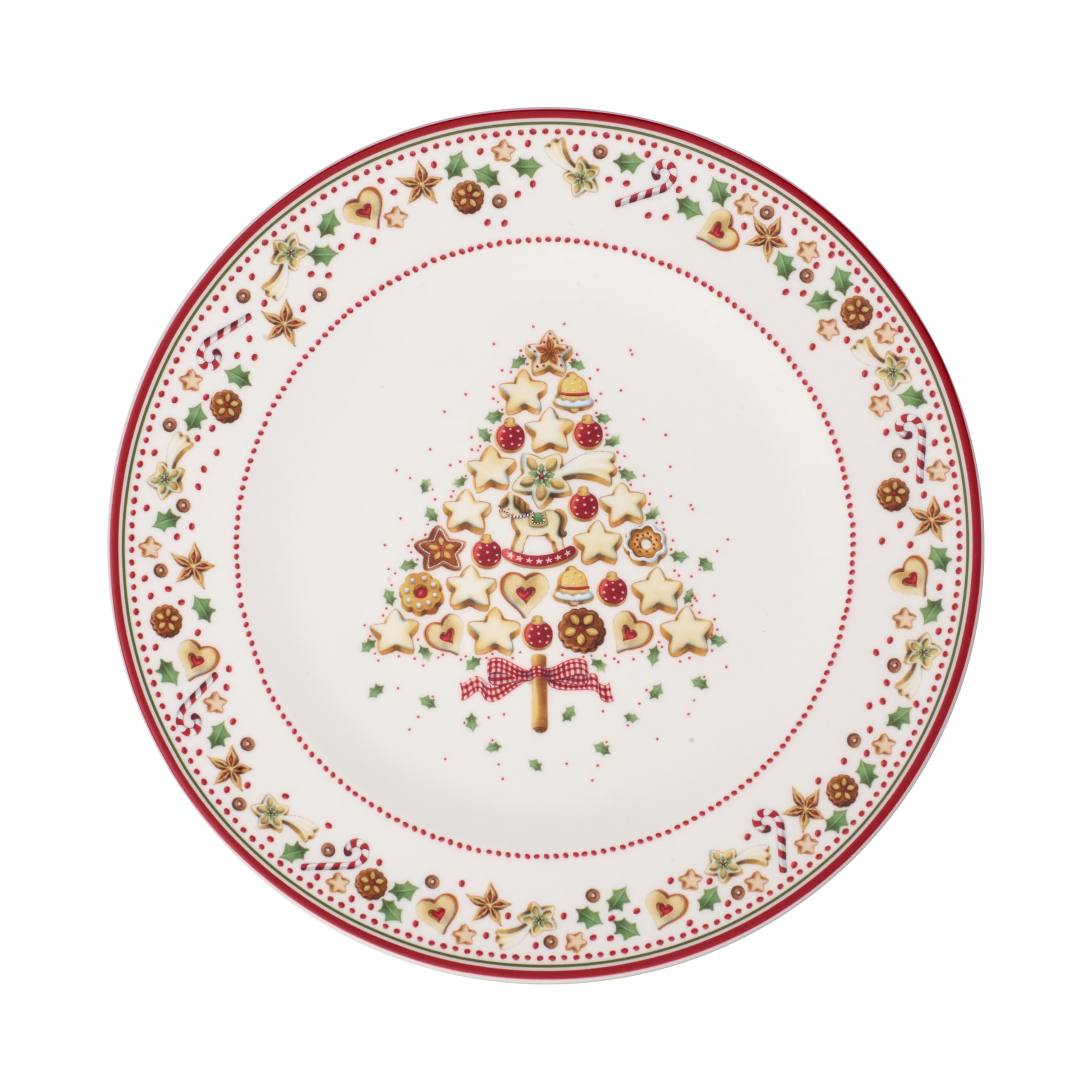 Villeroy & Boch Winter Bakery Delight Talerz Obiadowy, Porcelana, Wielokolorowy, 32 cm