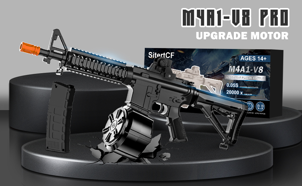 Amazon.com: Electric Gel Toys New M4A1,Semi & Full Automatic