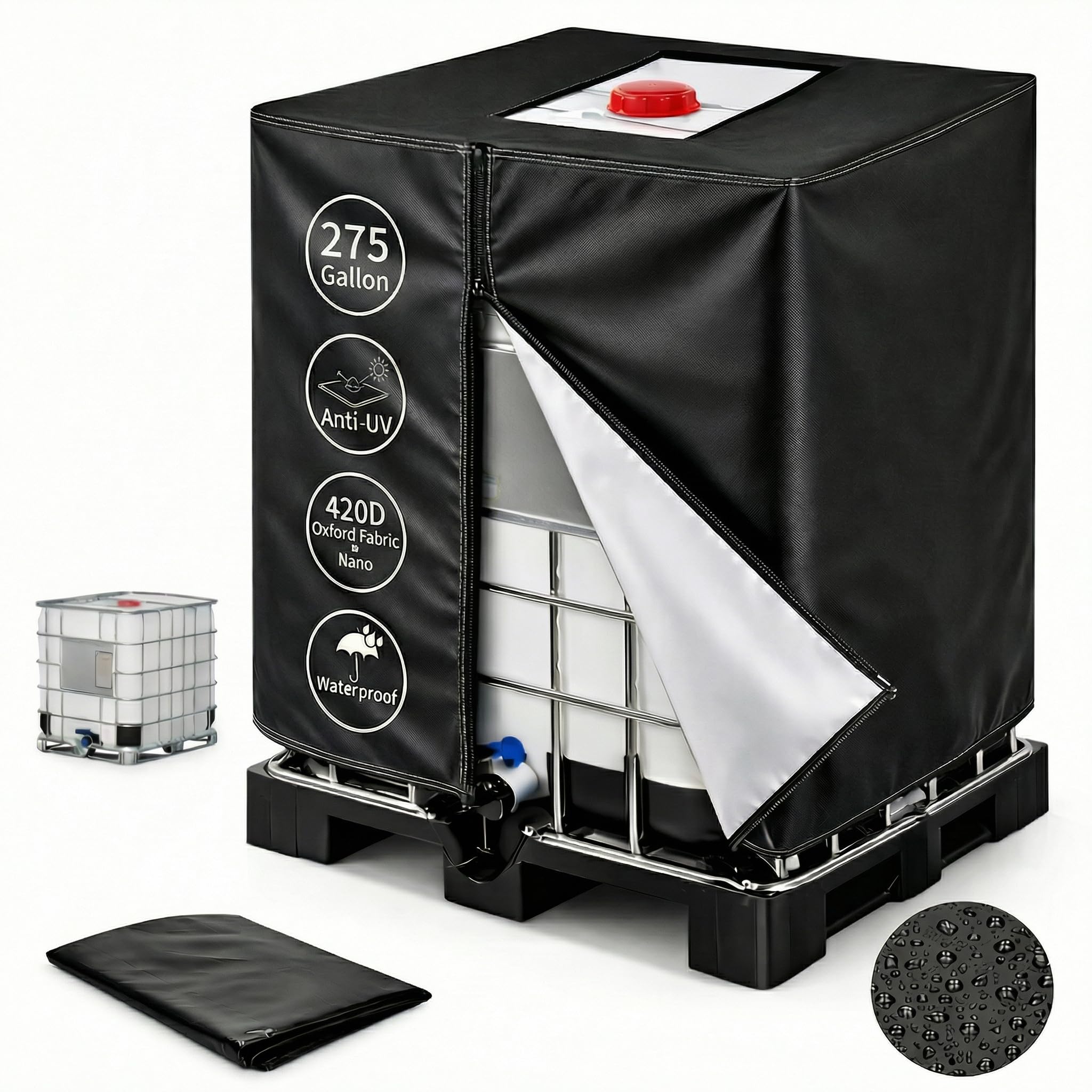 Hedday 420D Lightweight IBC Cover