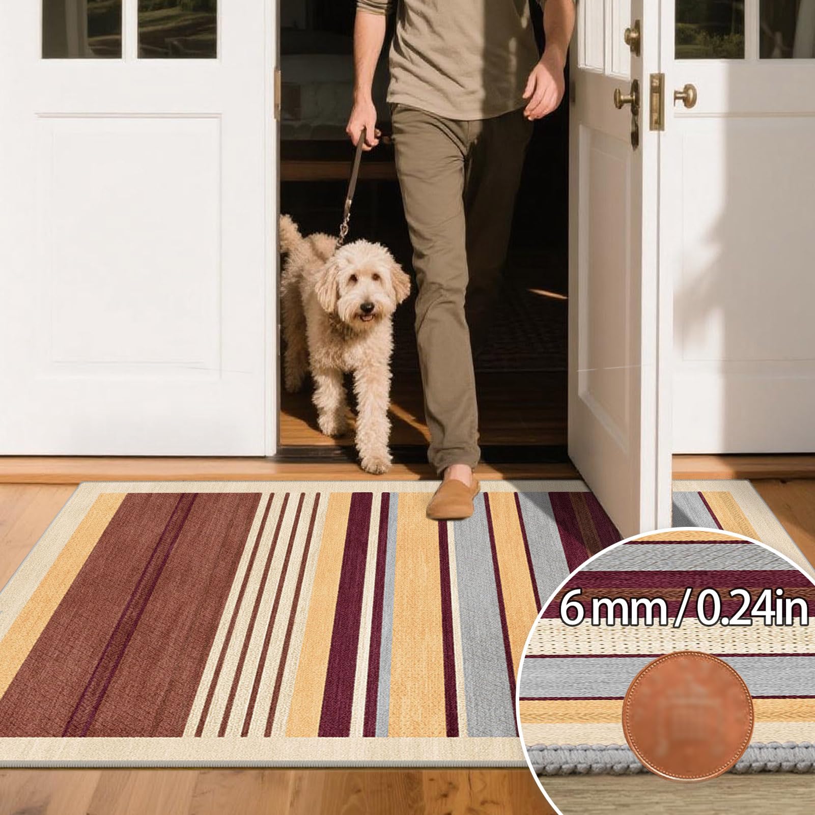 Tapis Cuisine Devant Evier Tapis Couloir Long Antidérapant 60 x 350 cm
