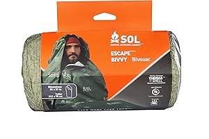 S.O.L. Escape Bivvy With Hood: Survival Shelter from Heat, Heavy Rain