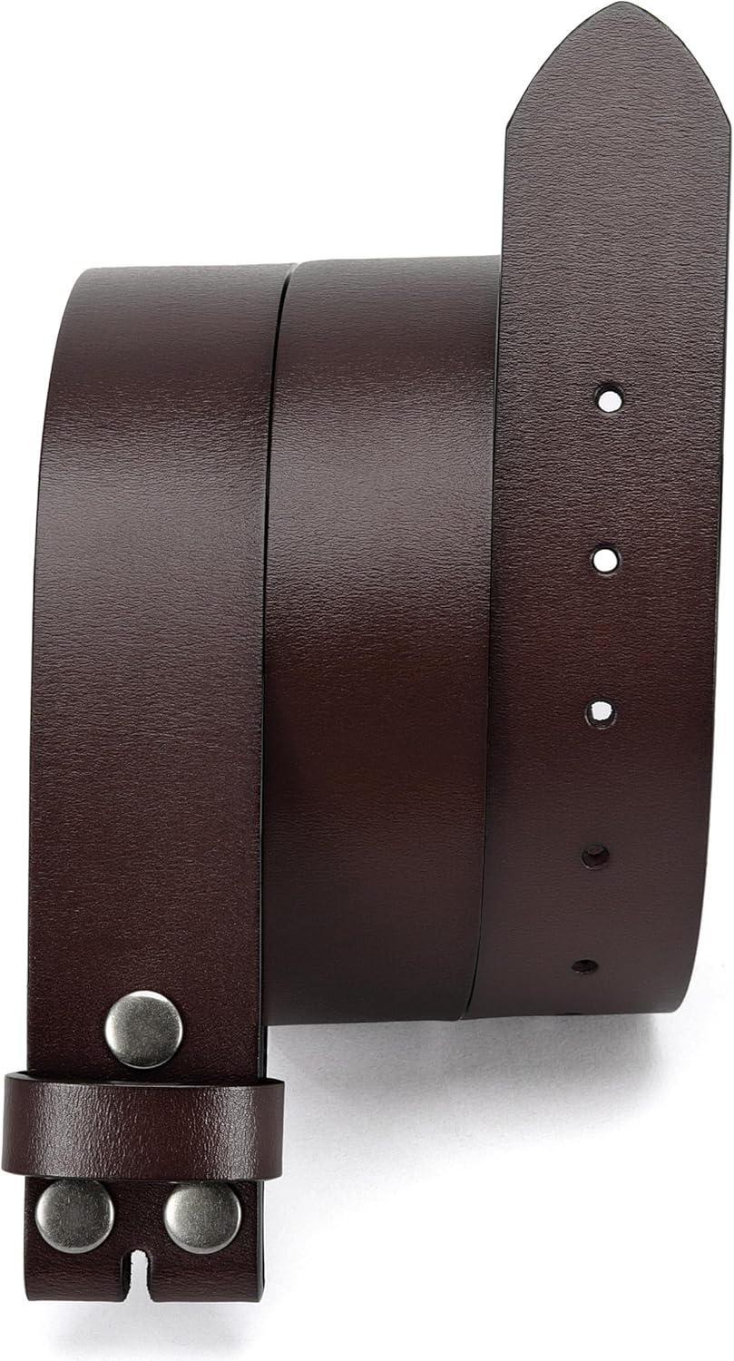 CHAOREN Western Belts for Men without Buckle - Cowboy Belt 1.5" Full Grain Leather Belt for Jeans - One Solid Piece Leather - Image 6