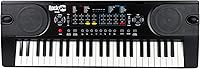 Vista 2 de RockJam - Teclado tipo piano de 49 teclas con fuente de alimentación, soporte para partituras, calcomanías para notas de piano y lecciones de Simply