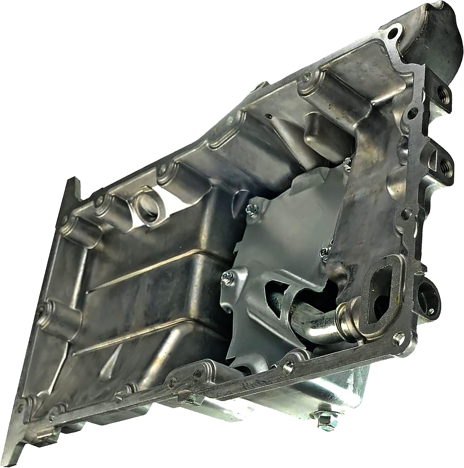 APDTY 113644 Engine Oil Pan Aluminum Assembly Fits Select 2000-2005 Chevorlet, Pontiac, Oldsmobile, & Saturn (Models With 2.2L Engine Only!) (Replaces GM 19256218, 19210614, 90537782, 90537735)