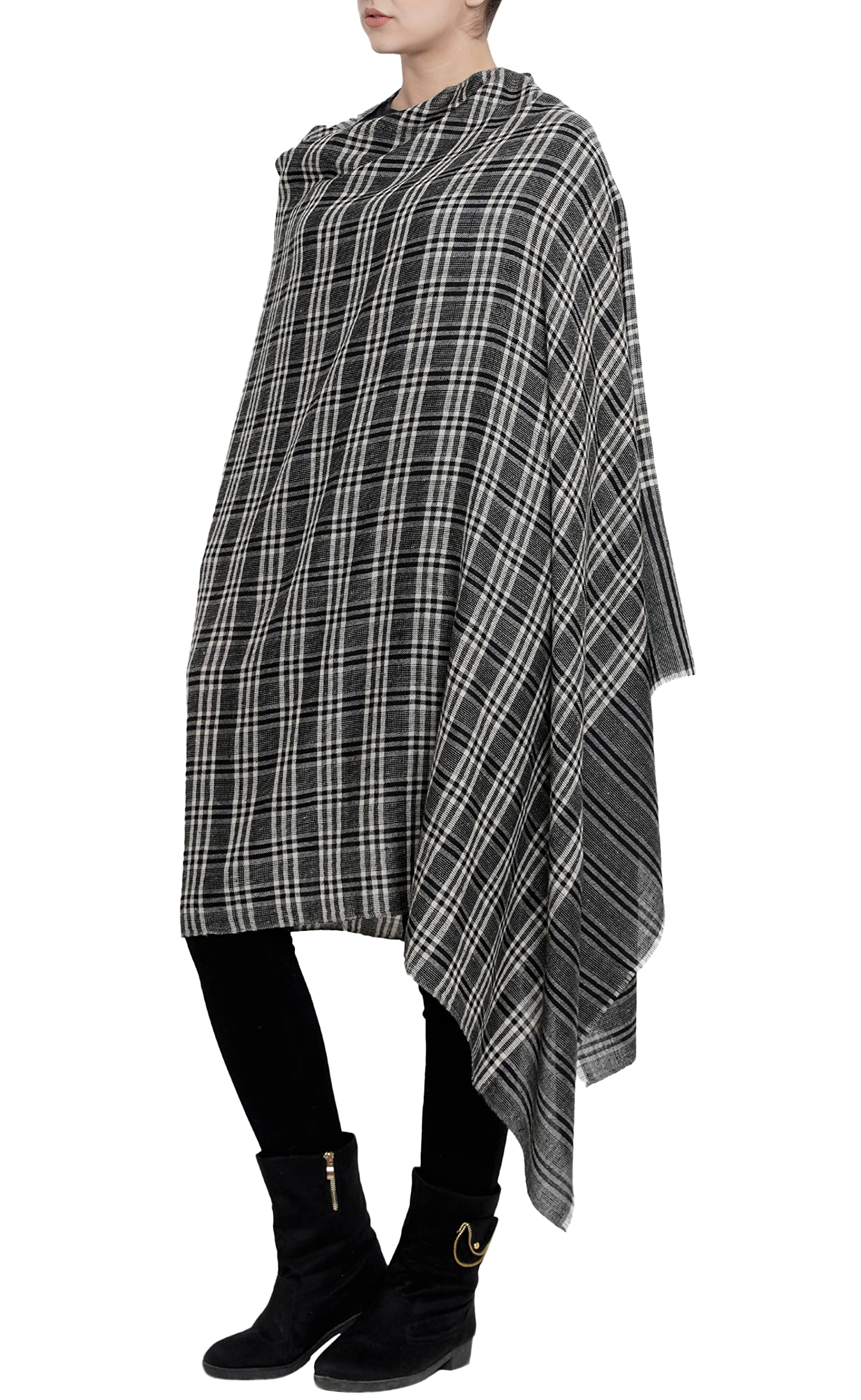 100% Kaschmir Handarbeit im Kaschmir (Geschenk Kasten) Ultra Weich Unglaublich Warm Superfein Qualität Schal wickeln Pashmina Schal Winter 21/22