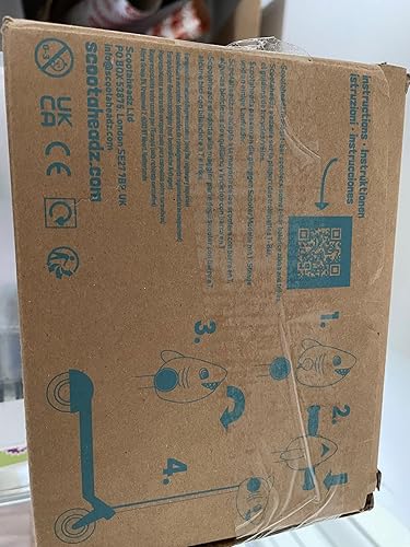 Miniatura 10 de Shark Scooter Head: Cabeza de scooter para personalizar scooters infantiles - a partir de 3 años - Manillar Shark Head en azul, rojo y plateado -