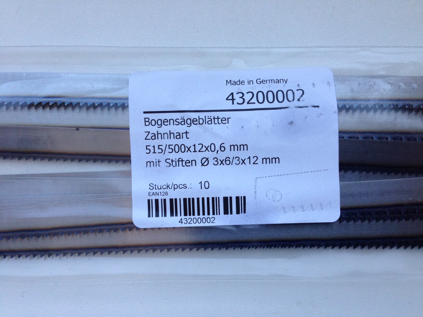 Sega Per Macellaio Verniciata Nero - Lama In Acciaio Inox 435mm, Made In Italy - Foto 2