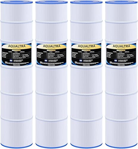 AQUALTRA Cartuchos de filtro de piscina compatibles con CCP520, PCC130, R173578, Ultral-A7, C-7472, FC-1978, 817-0131, 178585, 130 pies cuadrados,