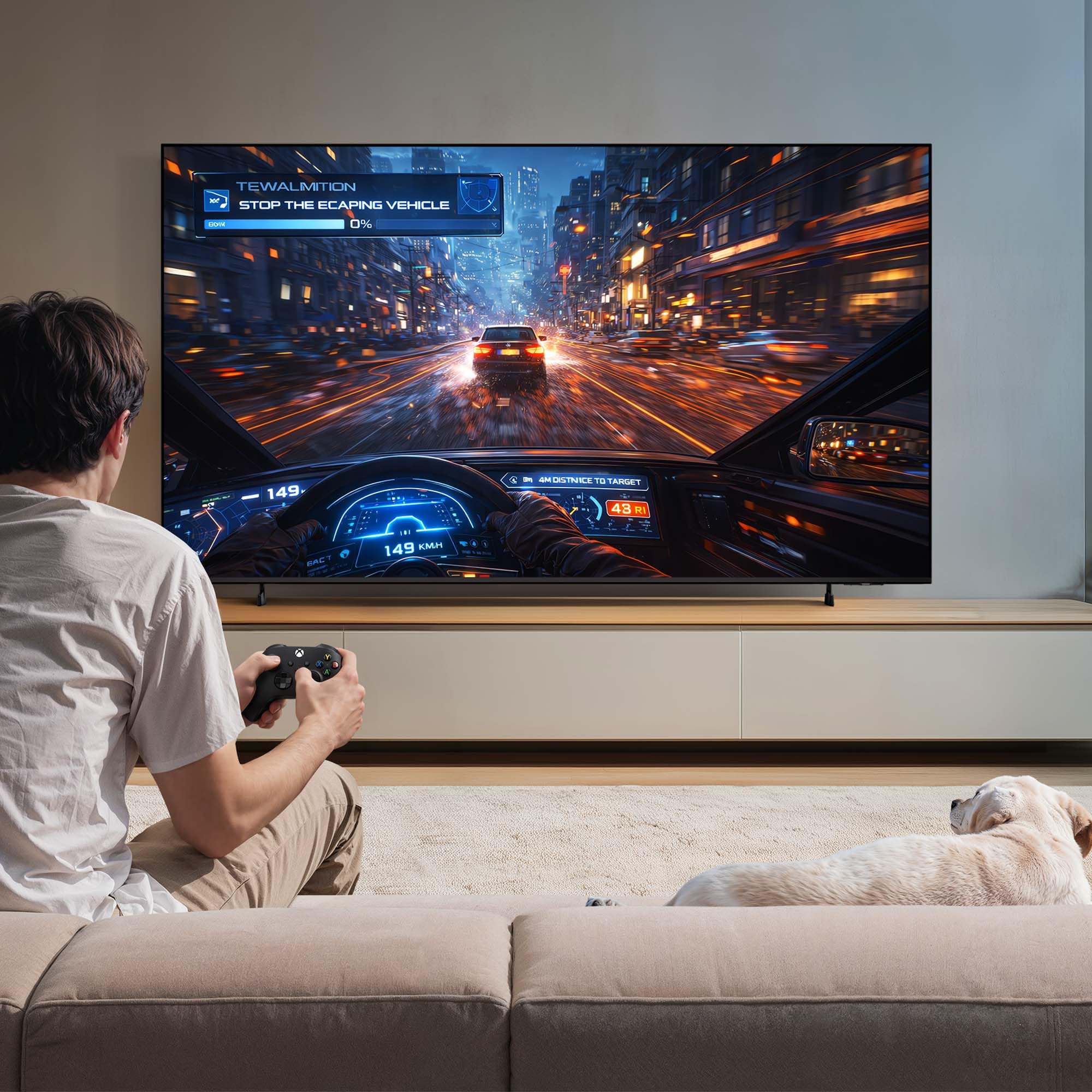Samsung Smart TV 75" UE75M80HAUXZT Mini LED 4K, HDR 10+, Motion Xcelerator 144Hz, Adpative Sound+, AI Football Mode, Voice Control with AI(VAC), Alexa Built-in, PACCHETTO INTRATTENIMENTO, 2026