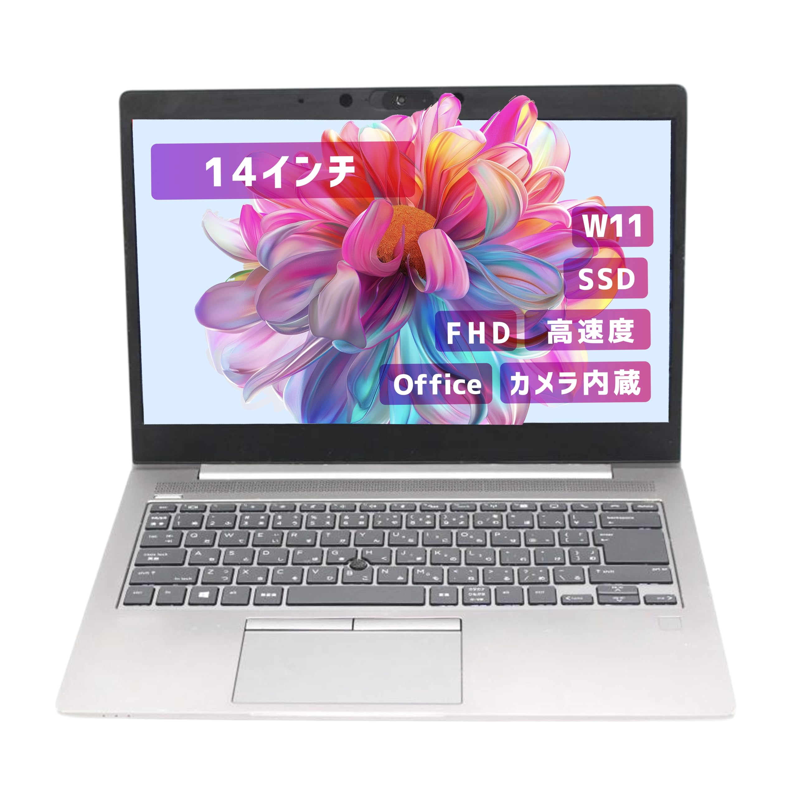 [Refurbished] [Ultra Lightweight and Thin Model, Convenient to Carry, 14-inch Office Included] HP Laptop, Win11 ZBook 14u G6 i7-8 Generation, Built-in Camera, High-Speed SSD (USB 64 GB for Office 2019