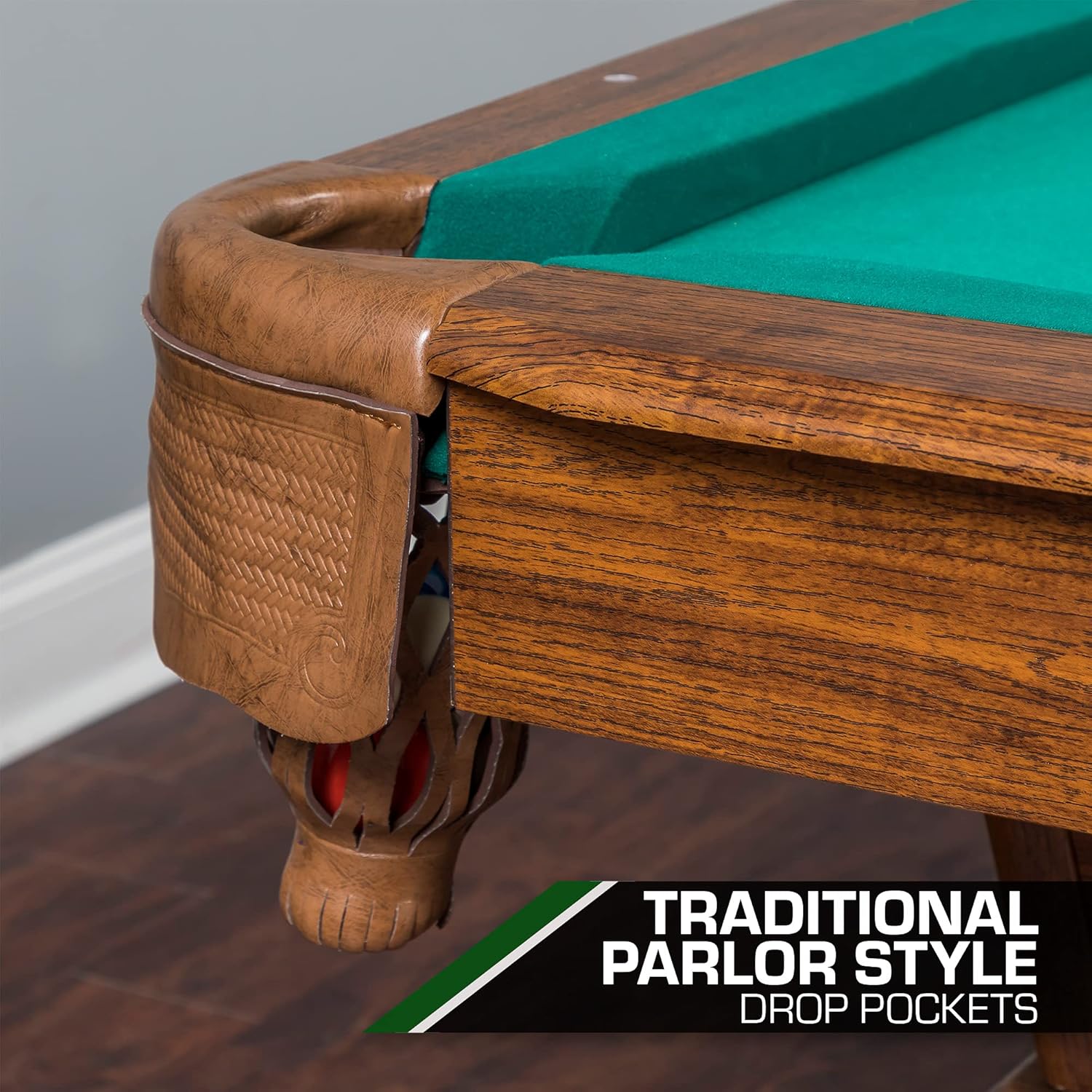 EastPoint Sports Billiard Pool Table 87 Inch - Scratch Resistant Top Rail, Built-in Durable Leg Levelers – perfect for family game room, adult rec room, basements, man cave, or garage : Everything Else