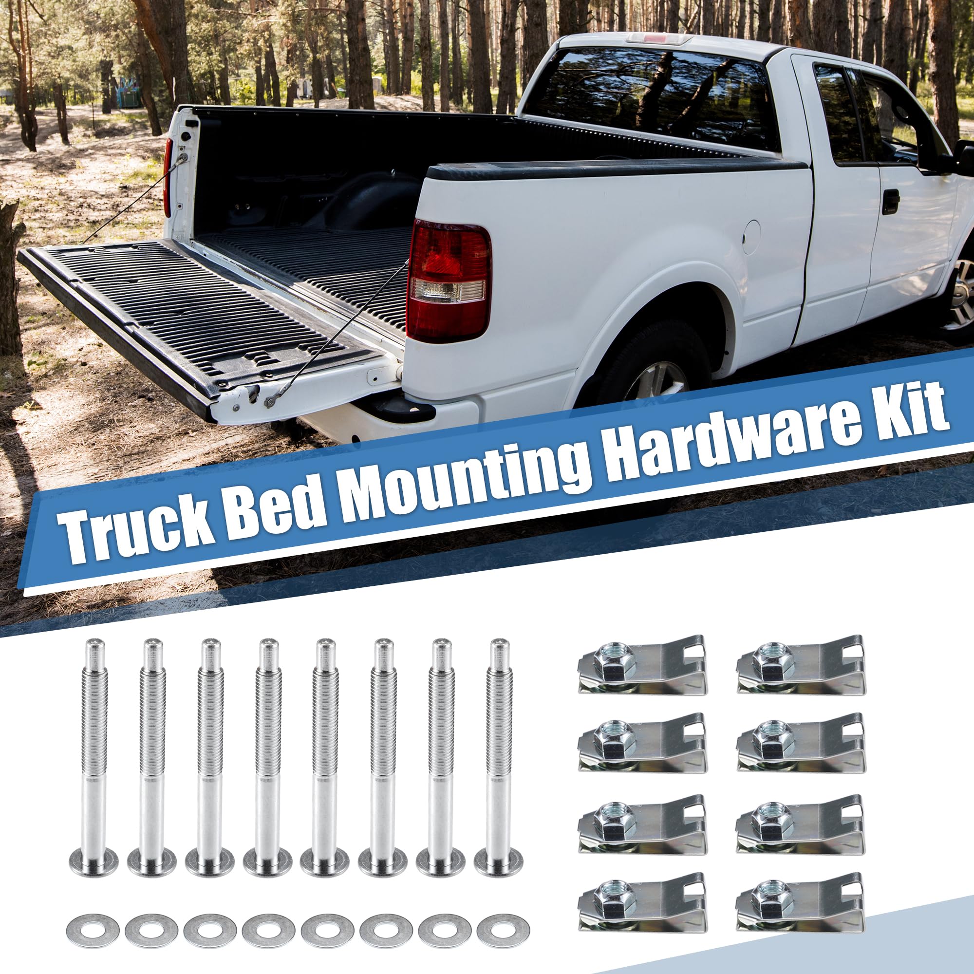 QUARKZMAN Camion Letto Montaggio Ferramenta Kit per Ford F-250 Super Duty 1999-2016