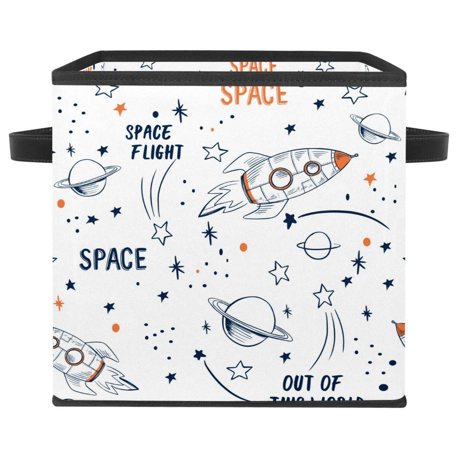 Boîte pour jouets et vêtements pliable style espace afin de ranger le placard
