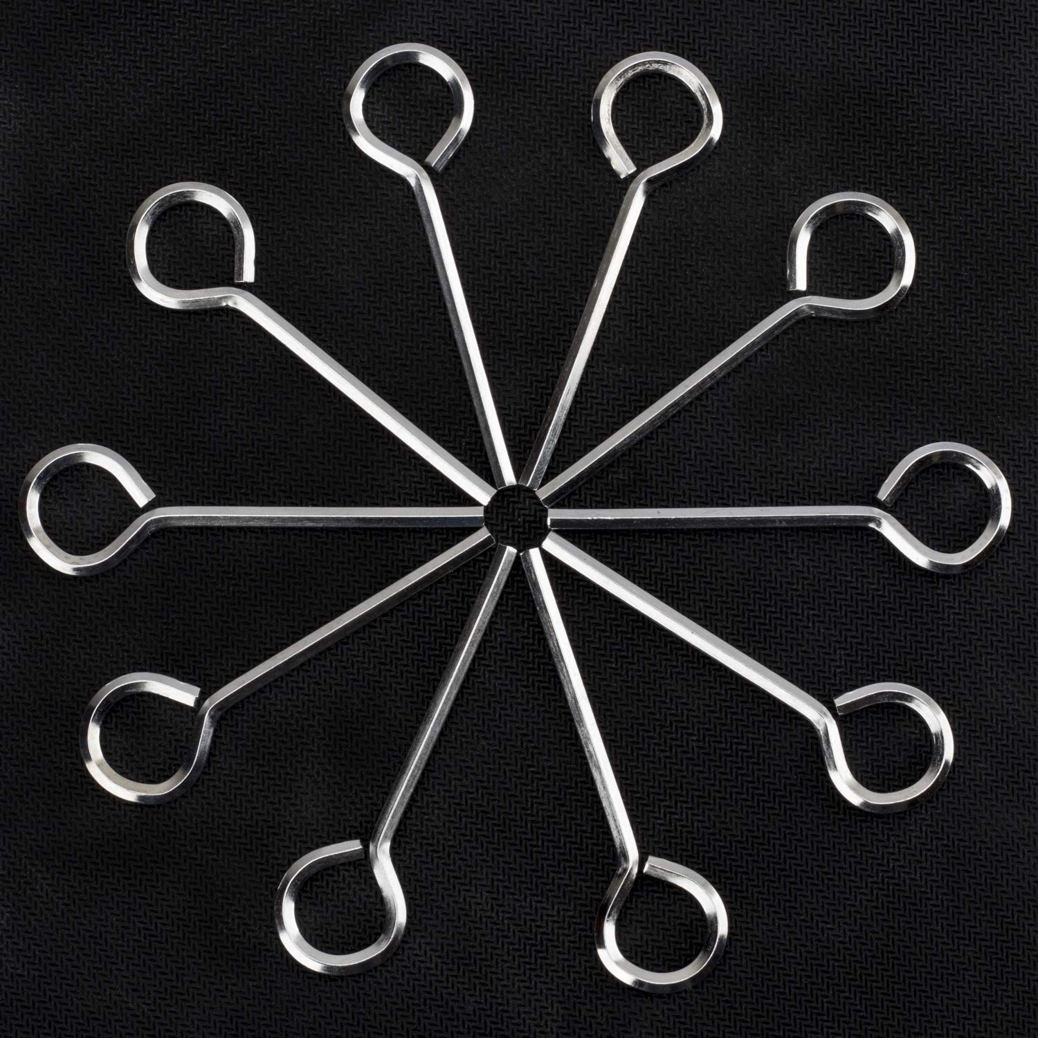 Lot De 10 Clés Hexagonales Standard De 0,3 Cm Avec Boucle Complète, Clé