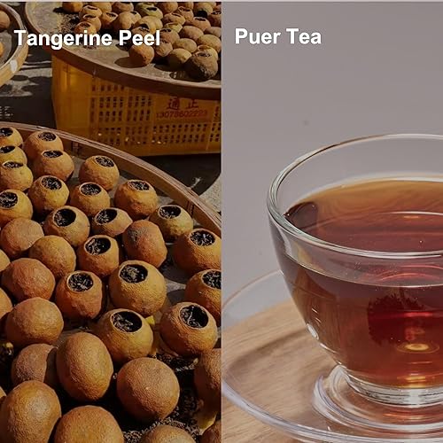 Miniatura 4 de TEA CHÂTEAU Chenpi Puer Tea Pods, Tangerine Peel Relieves Coughs, Compatible with Nescafe DG Machines, 10 Pods (Pack of 1)