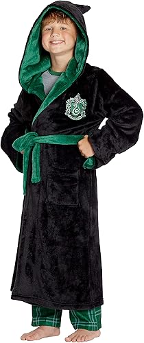 Miniatura 5 de Harry Potter Hogwarts Houses - Bata de forro polar para niña - Gryffindor Hufflepuff Slytherin Ravenclaw