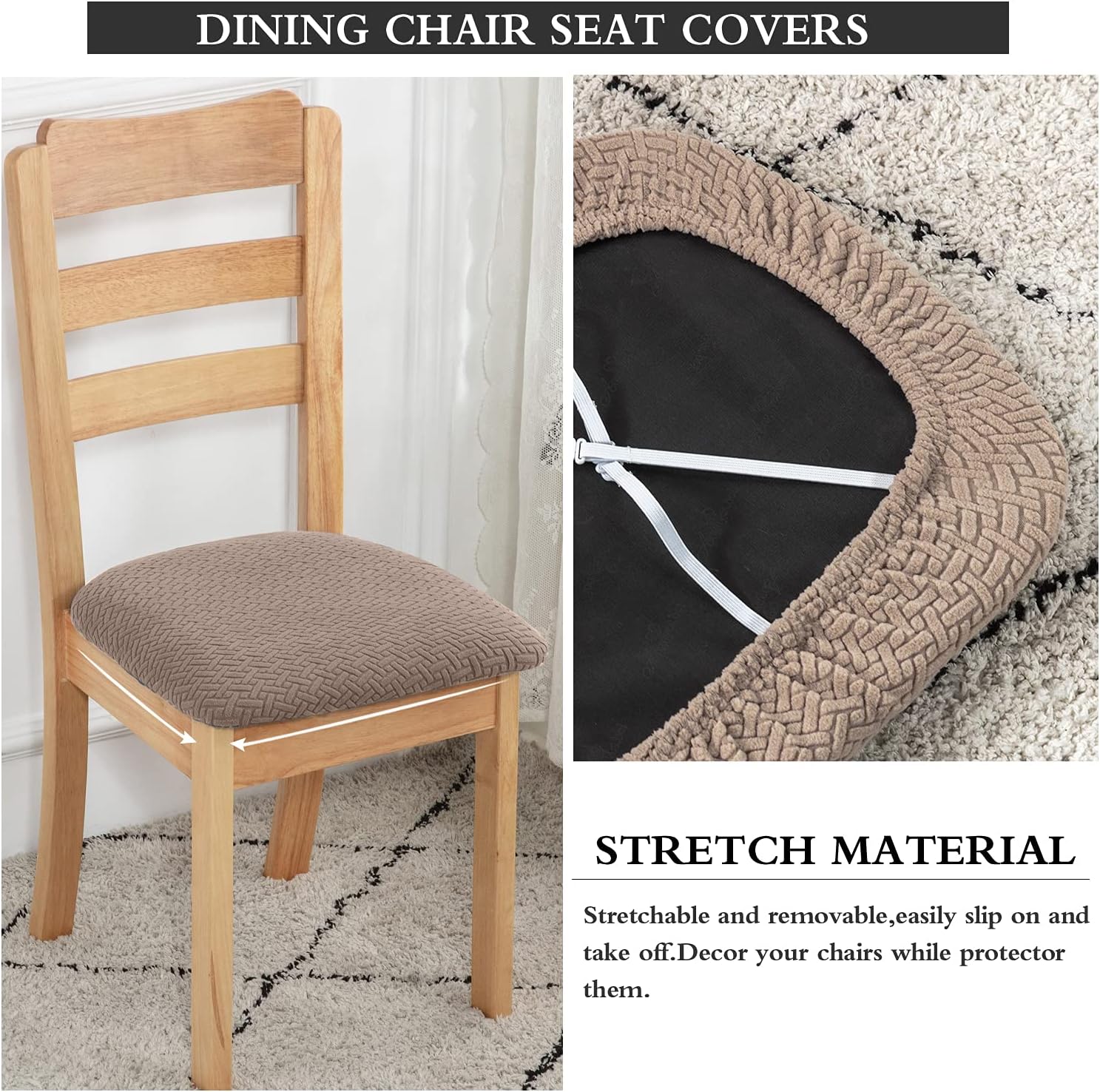 Buy Liykimt Seat Covers For Dining Room Chairs Seat Slipcover Protector Jacquard Kitchen Chair Seat Covers Set Of 4 Buy Liykimt Seat Covers For Dining Room Chairs Seat Slipcover Protector Jacquard Kitchen Chair Seat Covers Set Of 4