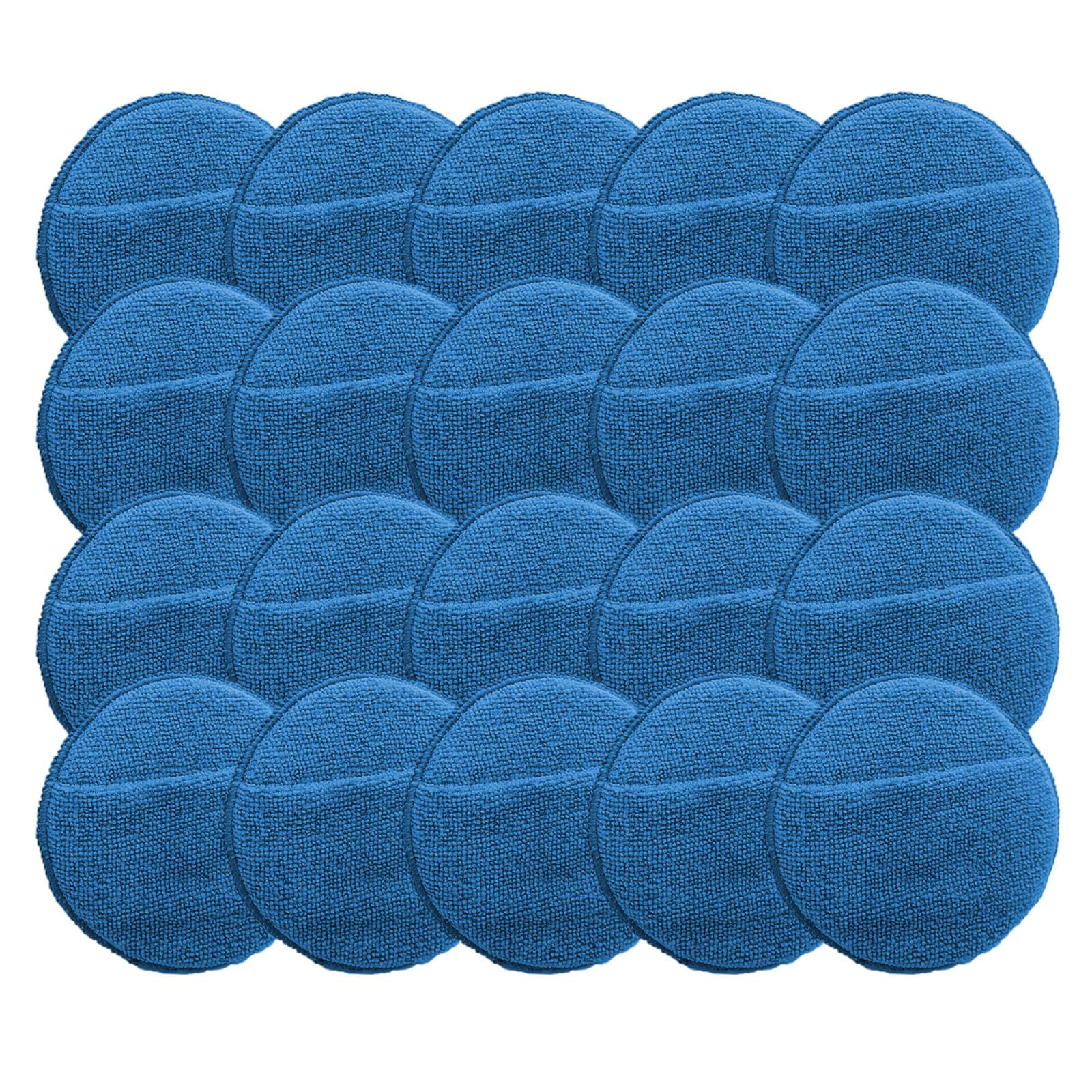1 Set Thick and Comfortable 2.5Cm Car Waxes Sponge Applicator Pad for Effortless Waxes Application on Various Surfaces Automotive Waxing Pad