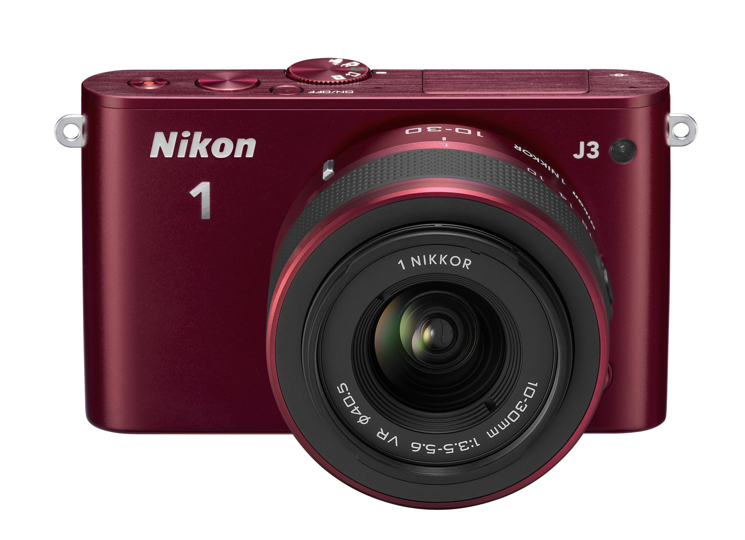 Amazon.com : Nikon 1 J3 14.2 MP HD Digital Camera Body Only (Red 