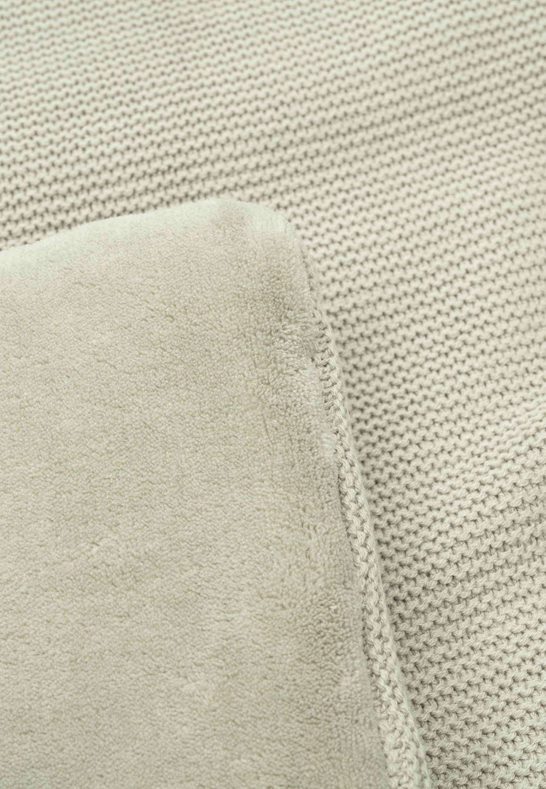 Jollein Krabbeldecke für Baby - Basic Knit, Olive Green - Laufgittereinlage - 75x95 cm - Strickmuster mit Fleece - Spieldecke Baby - Olivgrün