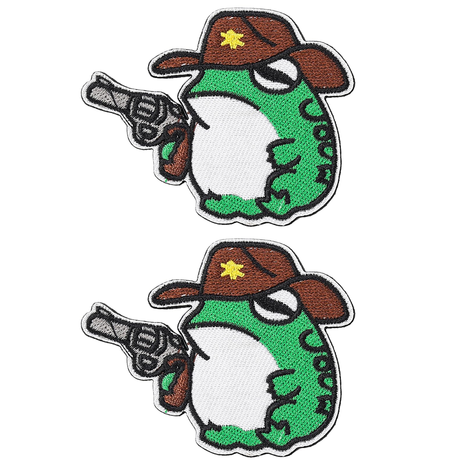 Tsophreniq 2Pcs Sew on Fabric Patches Sew on Embroidery Applique for Jackets Backpacks Decoration Sewing Craft Clothing Accessories on Patches