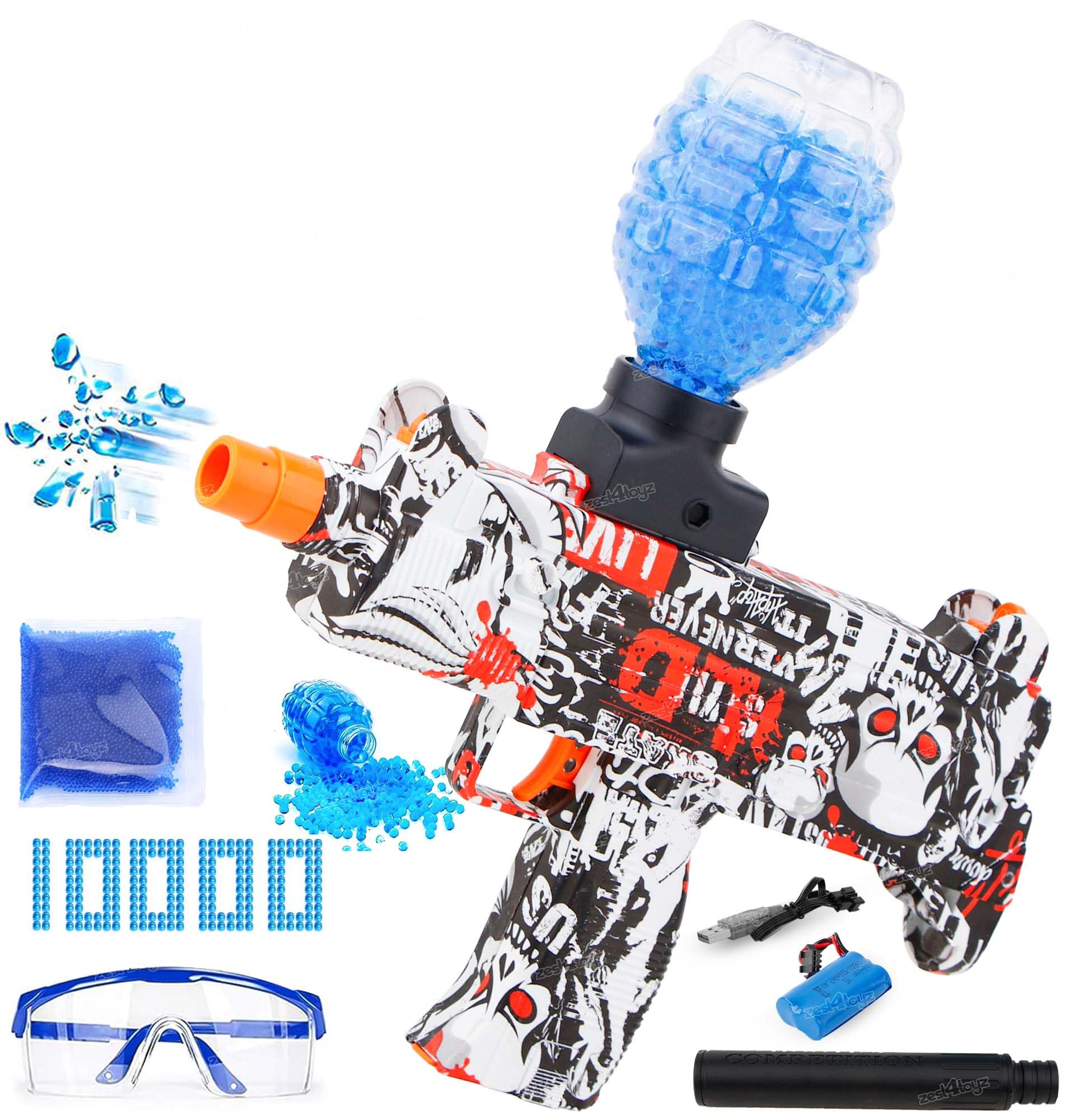 See full amazon price history chart for Zest 4 Toyz Gel Blaster Gun Automatic Rechargeable Battery High Speed Range up to 15 Metres Including 10000 Gel Balls & Goggles Outdoor Game Toy for Ages 5 to 10+ Red Colour Zest 4 Toyz Gel Blaster Gun Automatic Rechargeable Battery High Speed Range up to 15 Metres Including 10000 Gel Balls & Goggles Outdoor Game Toy for Ages 5 to 10+ Red Colour (B0DB5RKMC5) Amazon Price History, Amazon Price Tracker