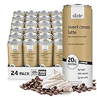 Vista 11 de Slate Leche - Café helado alto en proteínas, café con leche moca, 175 mg de cafeína, energía sin lactosa, 0.71 onzas de proteína, 0.04 onzas