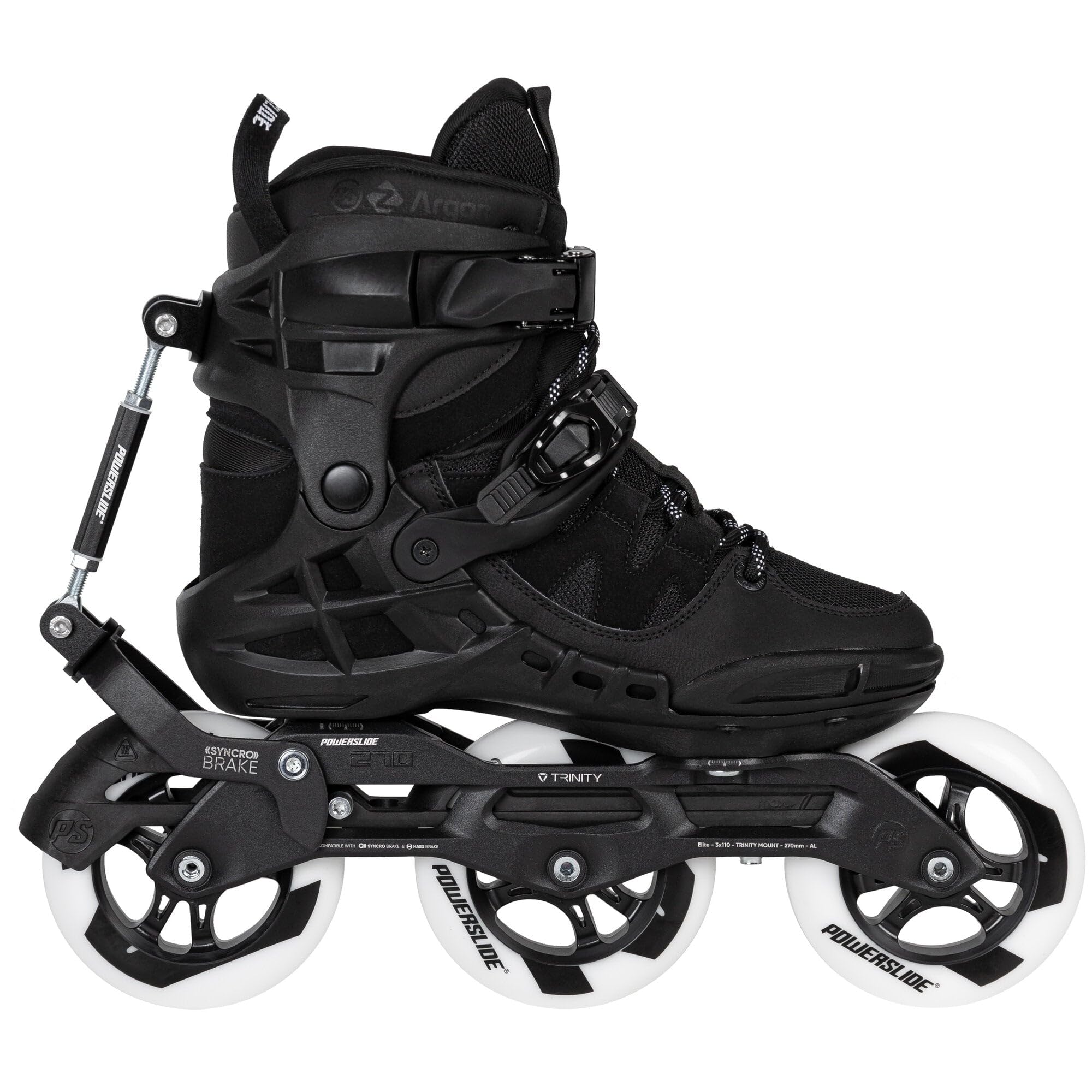 PS Phuzion Argon Syncro 110 Skates Black Mens 9.0 (42)