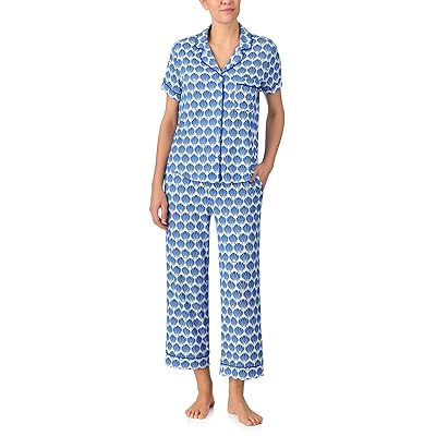 Kate Spade New York Short Sleeve Cropped PJ Set Women