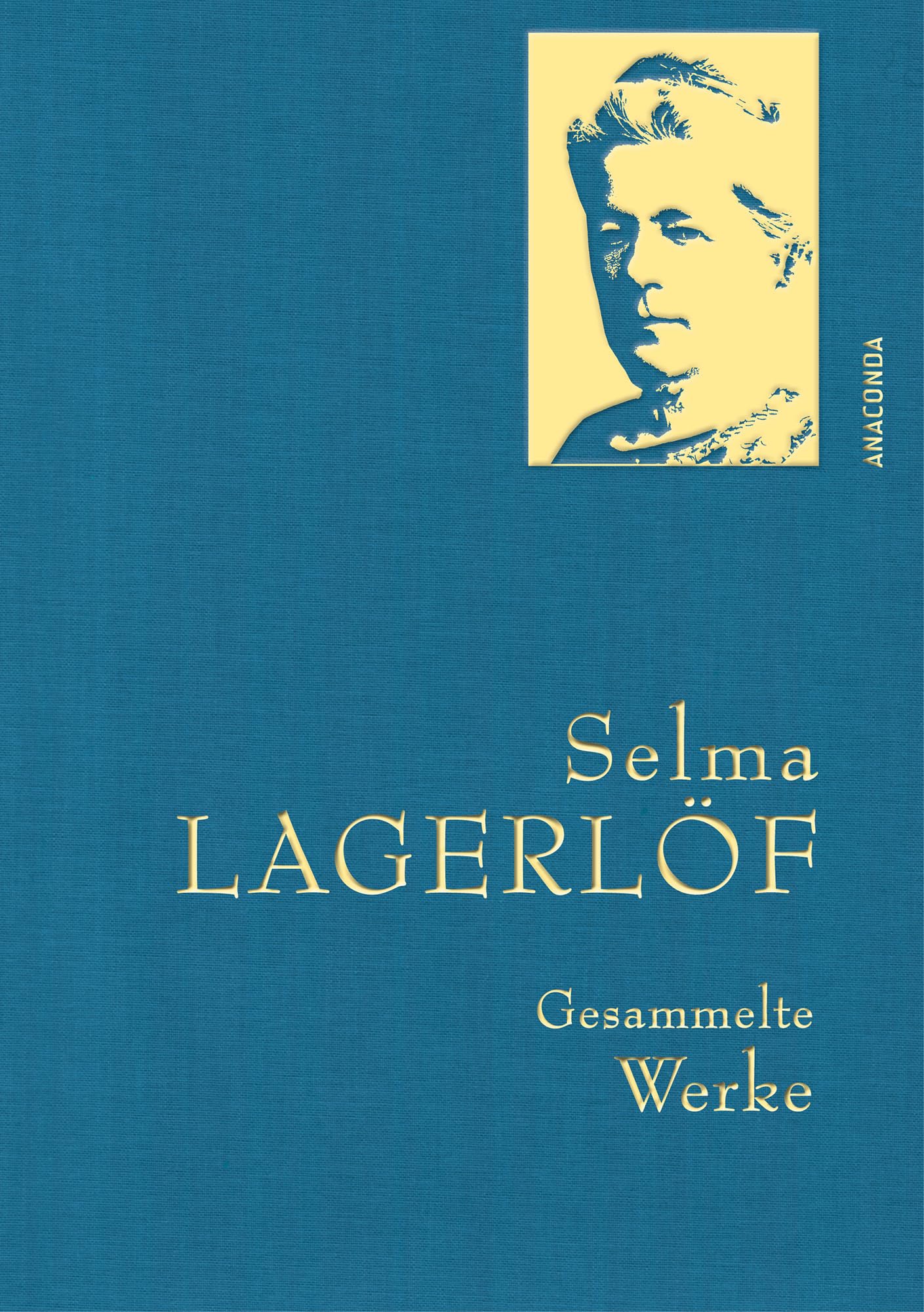 Selma Lagerlöf, Gesammelte Werke: Gebunden in feingeprägter Leinenstruktur auf Naturpapier aus Bayern. Mit Goldprägung