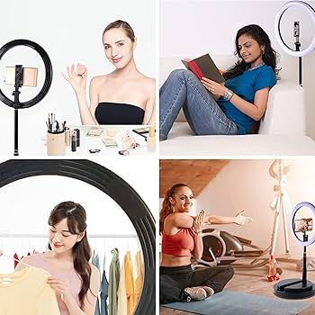 Amazon | 【色限定販売】 LEDリングライト 外径11.4インチ/29cm