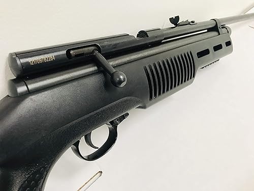 Miniatura 7 de Beeman, Rifle de aire CO2, calibre 177, cañón estriado, 1 disparo, culata sintética, negro