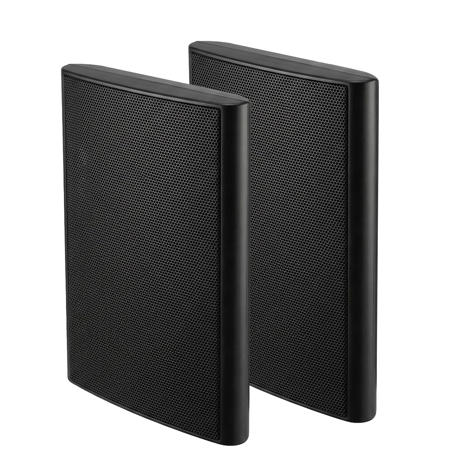 STUDIOFINIX Altoparlanti da parete ultra sottili 13,3 cm 240 W 8 Ohm passivi per home theater nero (coppia)