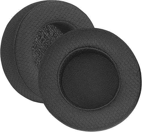 MOLGRIA Almohadillas de repuesto para Corsair Virtuoso RGB Wireless SE Gaming Headset High Fidelity 7.1 Surround Sound Headphones (tela)