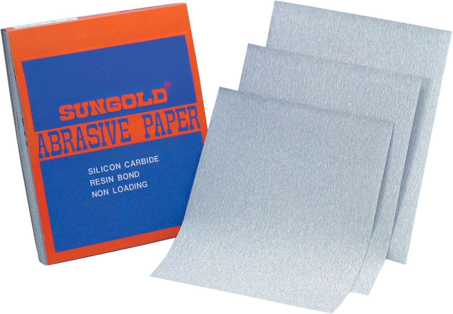 Sungold Abrasives 9X11SN220 14271 220 Grit 9" X 11" Sanding Sheets Non-Loading Stearated Silicon Carbide, 100 Sheets/Sleeve