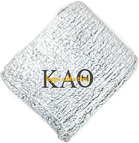 Vista 14 de Go Greek Chic Delta Delta Delta - Manta de sherpa bordada