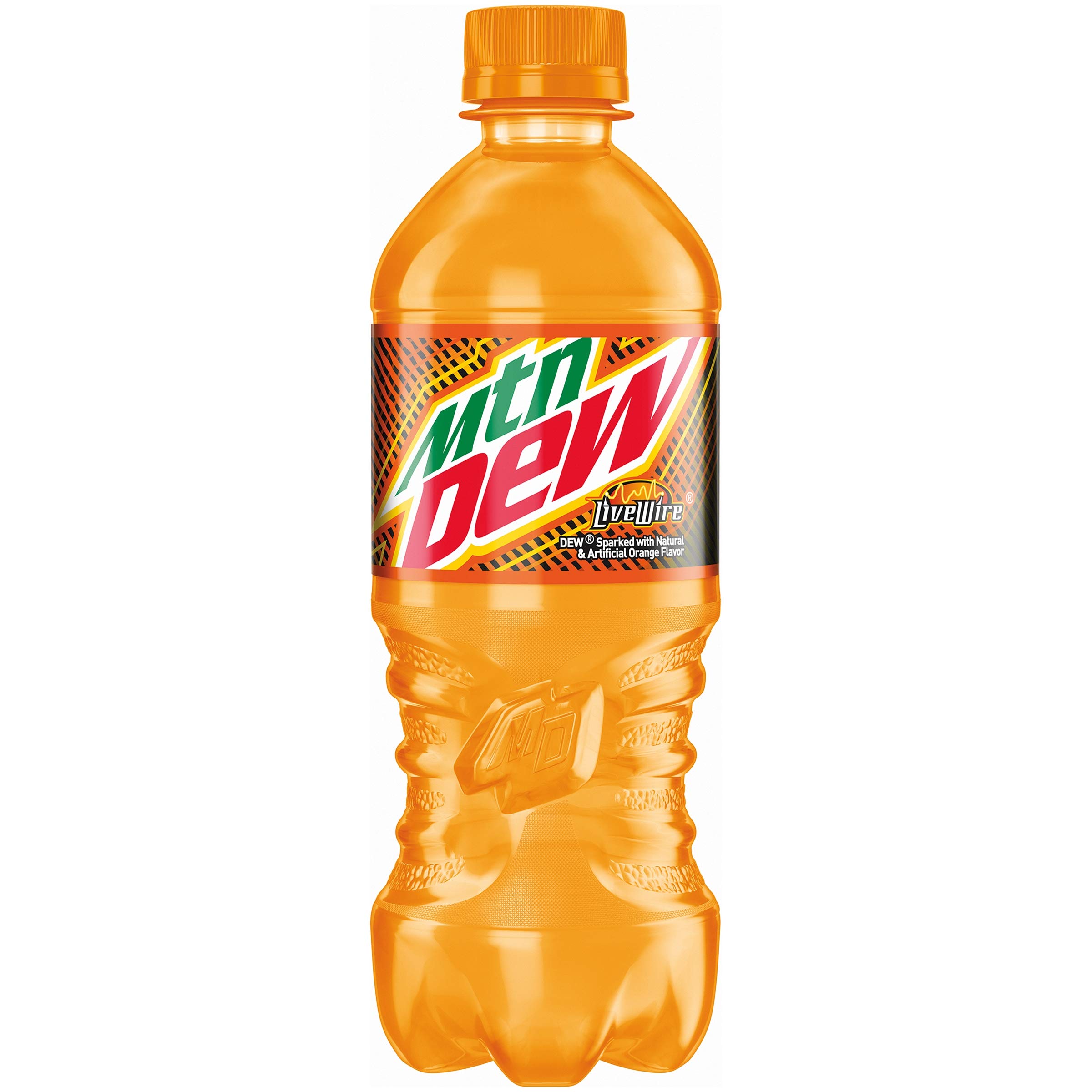 Mountain Dew Live Wire 20oz Soda Bottles, Pack of 24