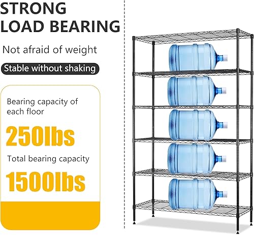 Miniatura 94 de BestOffice Estantes de almacenamiento de alambre de 3 niveles con ruedas 23 x 13 x 31 pulgadas Cromado Estantes ajustables Estante de metal