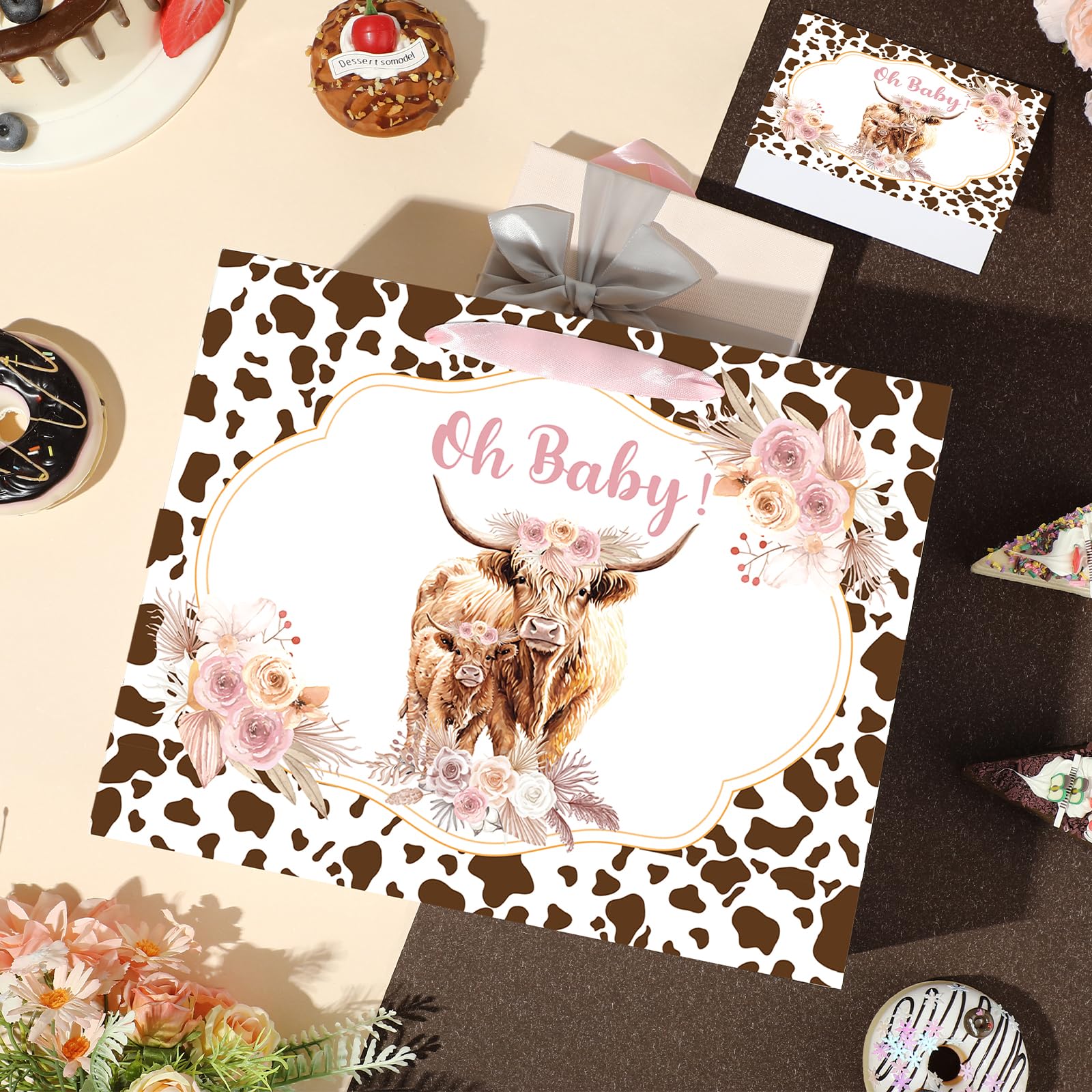 Carte De Noël Vache Hghland, Carte Vache, Carte Vache Noël, Carte Pour