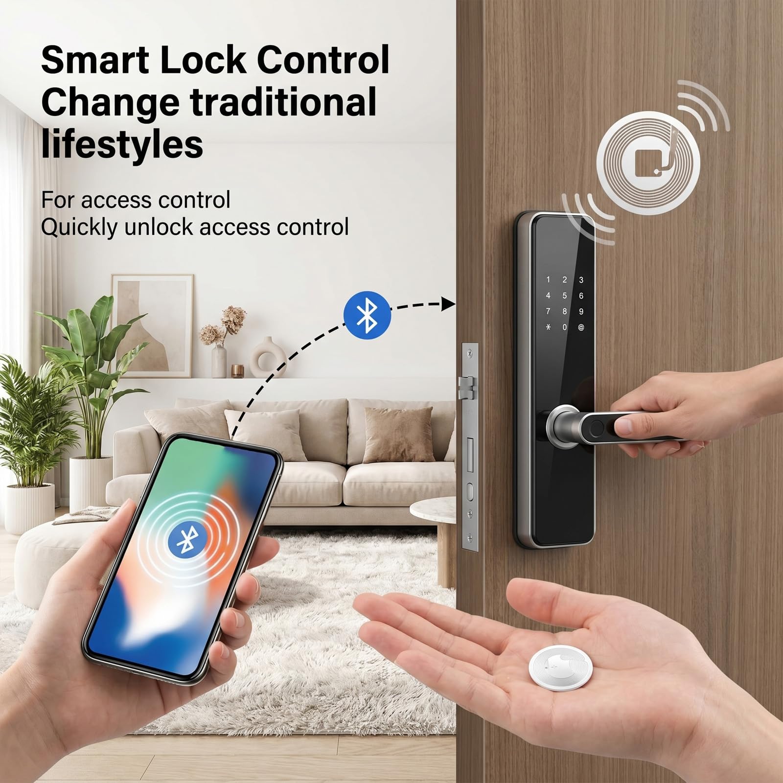50 sztuk naklejek NFC z oryginalnym chipem Ntag215 NFC znaczniki RFID, programowalne, chip 504 bajtów, chip wielokrotnego zapisu, chip NFC do wszystkich telefonów komórkowych i urządzeń obsługujących
