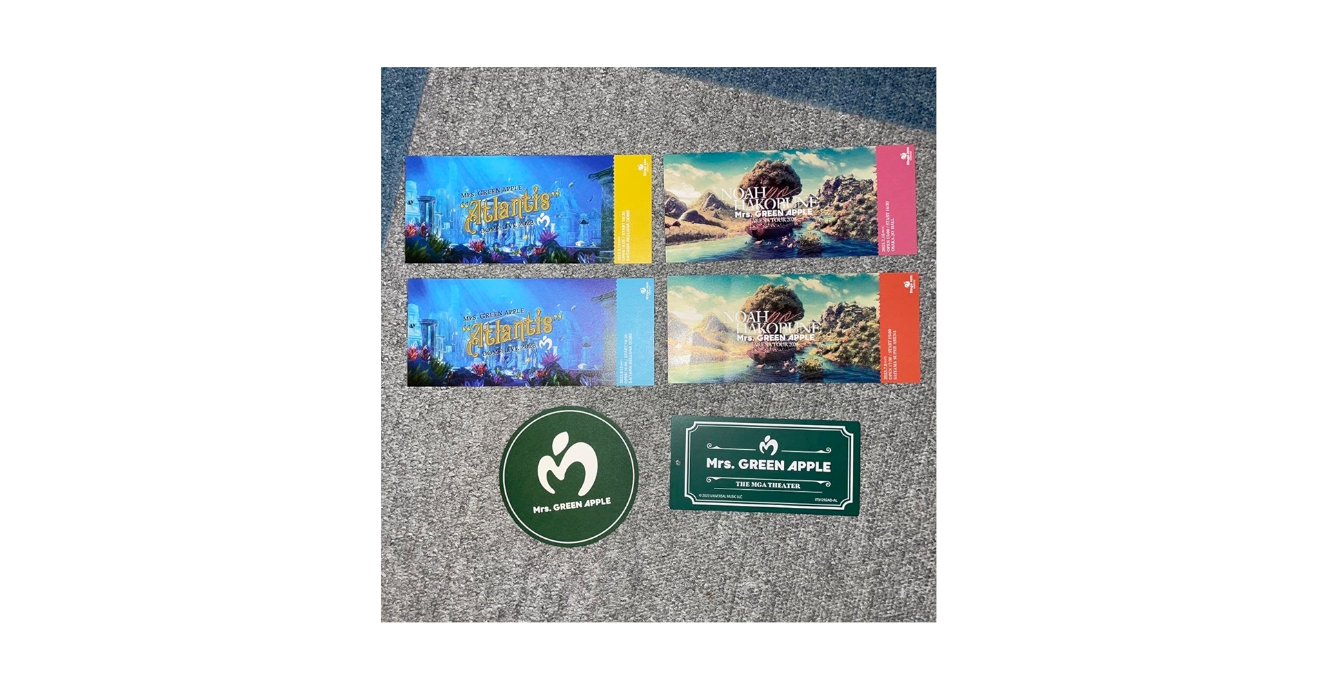 Amazon.co.jp: Mrs. GREEN APPLE セット ピクチャーチケット