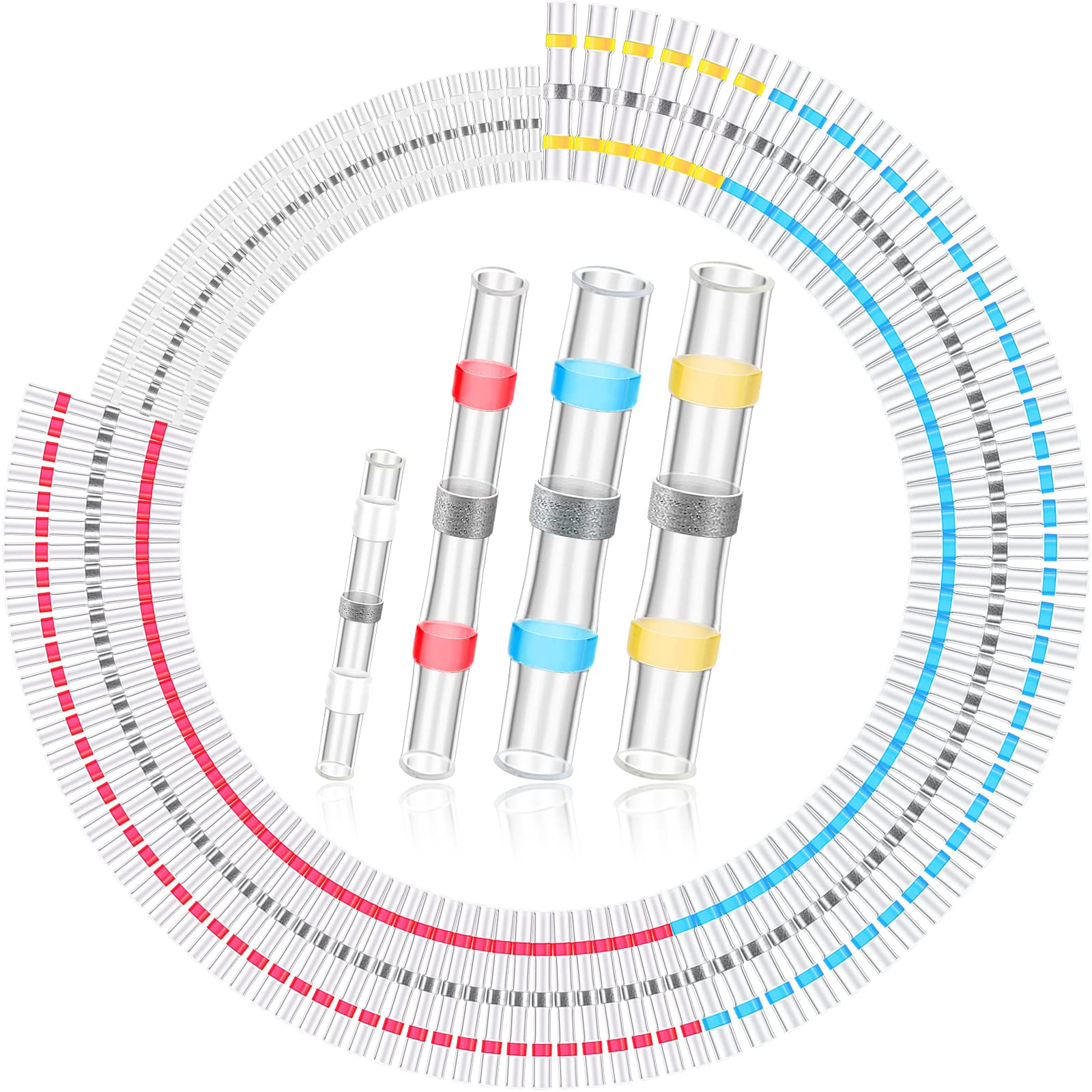 Buy 200 Pieces Solder Seal Wire Connectors Kit Heat Shrink Wire