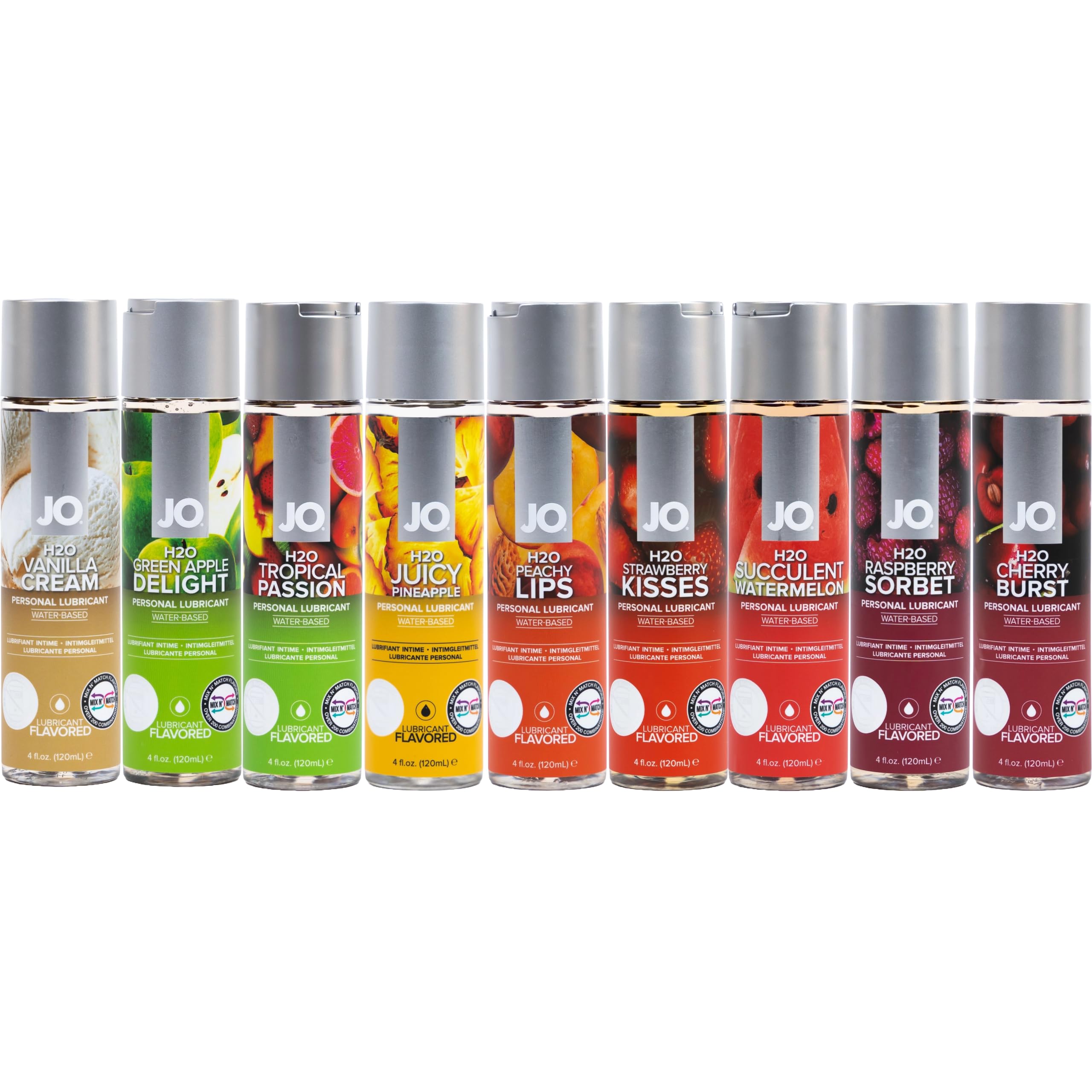 JO H2O Flavored Lube - Peachy Lips - Water-Based Personal Lubricant 1 floz (30 mL) — view 9
