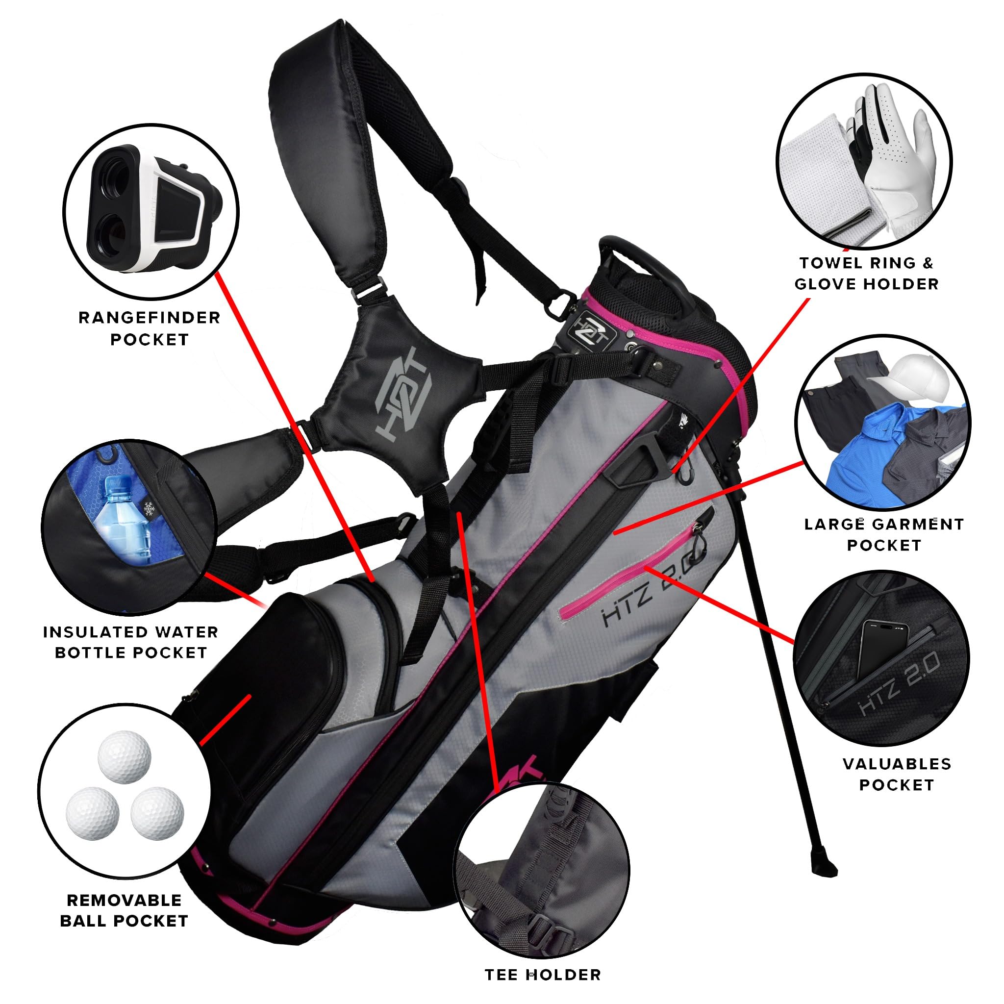 Hot-Z 2.0 Golf Stand Bag