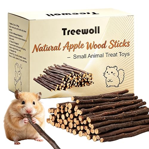 Natural Apple Sticks 500g, Chew Toys for Small Animals |