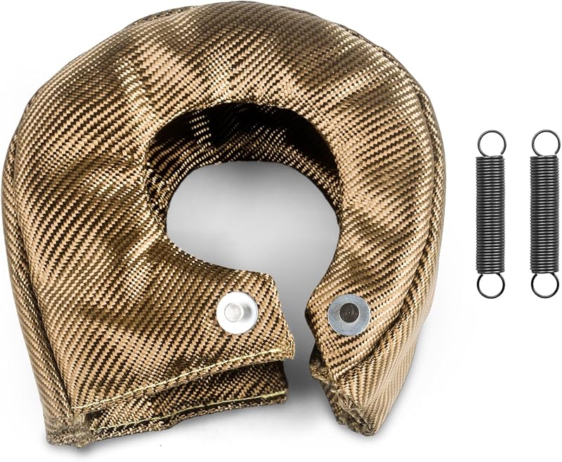 Manta térmica para turbina T4 CNWZYMX em titânio com molas de travamento – Kit